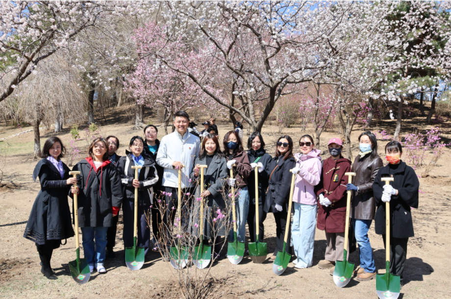 党建引领聚合力 植绿护健促发展——通识教育学院直属党支部开展党建共建主题党日活动